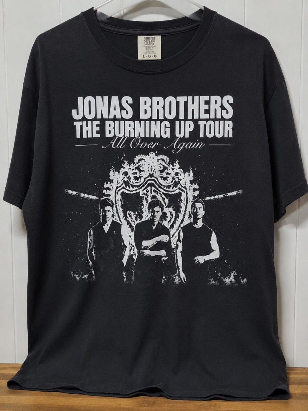 JB Burning Up Tour 2026 Comfort Color Shirt
